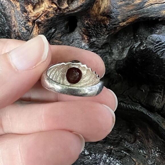 Vintage Clyde Duneier 3.63 ct Oval Smoky Quartz Ring Size 7 Sterling Silver CID - Picture 15 of 15